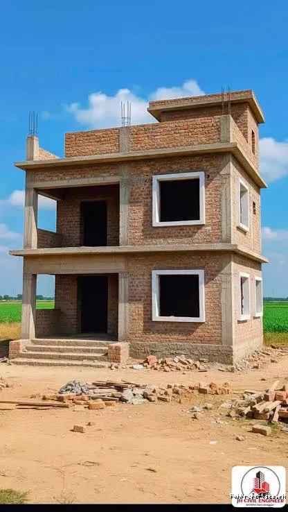 Double storey house structure
